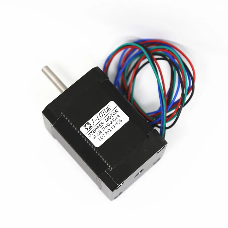 Fios 42 mm 60 mm Bipolar Motor Deslizante 17hs242104s Nema17 1.8deg 92oz. em 0.89nm 1.7a Motor de passo