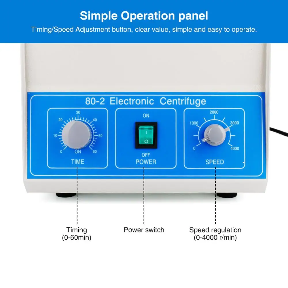 Электрическая лабораторная Центрифуга машина 80-2 маленькая Настольная