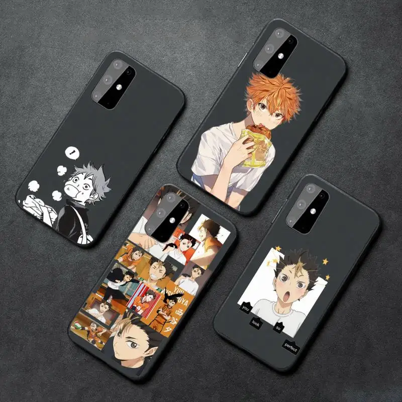 

haikyuu Poster volleyball Japan anime Phone Case For Samsung A21S A32 A51 A52 A71 A50 A12 S10 S20 S21 Plus Fe Ultra