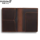 2022 кошелек для паспорта унисекс, Мужская Обложка для паспорта из натуральной кожи, чехол для мужчин, держатель t, папка для билетов, паспорта