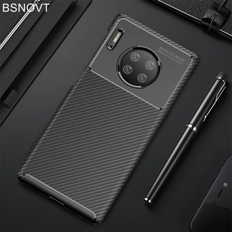 

For Huawei Mate 30 Pro Case Soft Silicone Slim Carbon Fiber Anti-knock Case For Huawei Mate 30 Pro Cover For Huawei Mate 30 Pro
