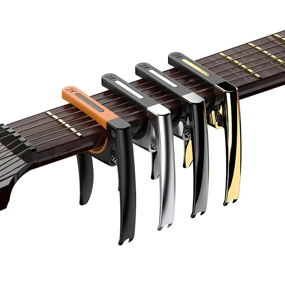 

Multi-function Guitar Capo 3-in-1 Guitar Capo Metal Capo For Acoustic Electric Guitars Ukulele Mandolin Banjo