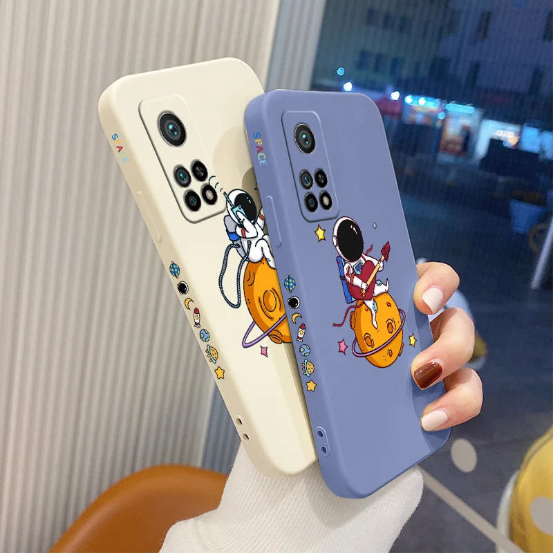 

Call The Astronaut Phone Case For Xiaomi Mi 10T 10TLite 10TPro Pro Lite Liquid Silicone Cover