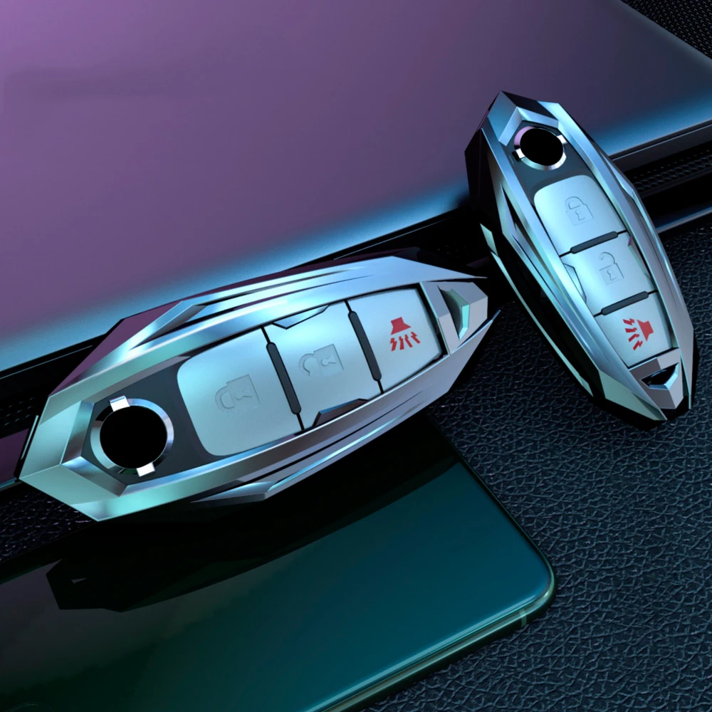 

Hot Sale Car Key Case For Nissan 350Z Almera Altima Armada Qashqai Cefiro Cube Juke Livina Remote Fob Protect Cover Keychain Bag