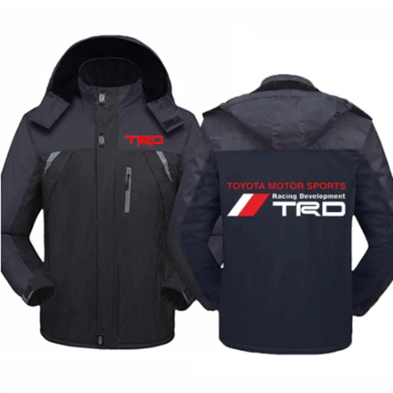 

2021 Winter Toyota Motor Sport TRD Car Logo Jacket Thicken Windbreaker Waterproof Warm Outdoor Couples Mountaineering Coat K