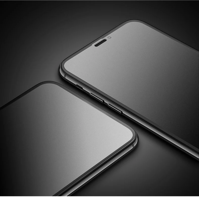 Лучшее качество полное покрытие матовое закаленное стекло для iPhone 6 6S 7 8 Plus X XR XS 11 Pro Max матовая защита экрана без отпечатков пальцев