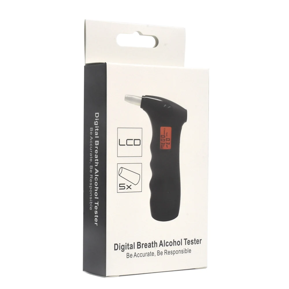 

Alcohol Tester Car Drive Digital Breathalyzer alcoholometer Breath Detector Quick Response Professional LCD for alcohol drinkers