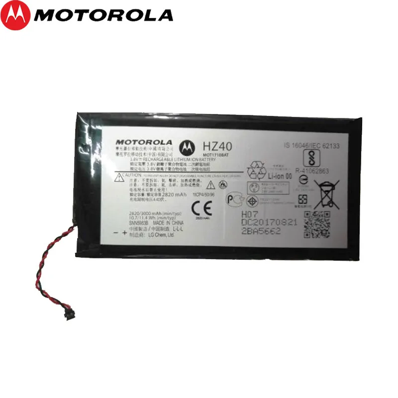 Motorola HZ40 FL40 FB55 GV40 для Motorola MOTO Z2 играть XT1710-08 XT1710-09 XT1710-11Phone аккумулятор
