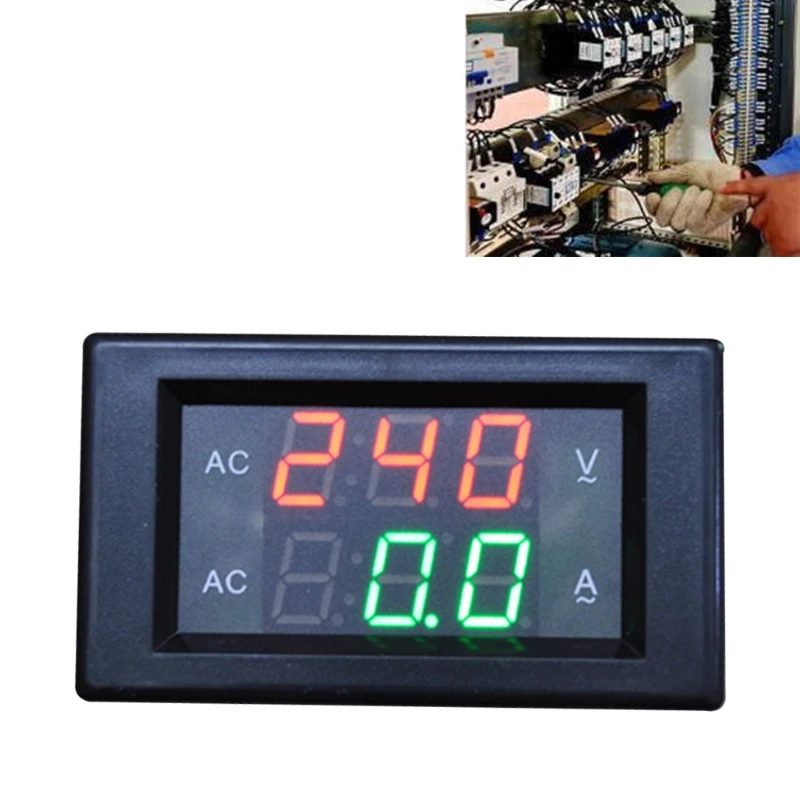 

YB4835VA—500V/50A Digital Display AC Voltmeter Ammeter Panel Amp Device Voltage QXNA