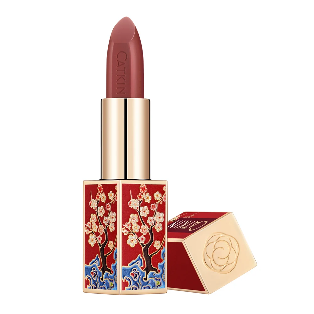 CATKIN Eternal Love Rouge Помада 3,6 г 10 видов цветов абрикос Orang свадебный красный великолепный персик гладкая мягкая текстура защищает кожу губ - Цвет: CR136