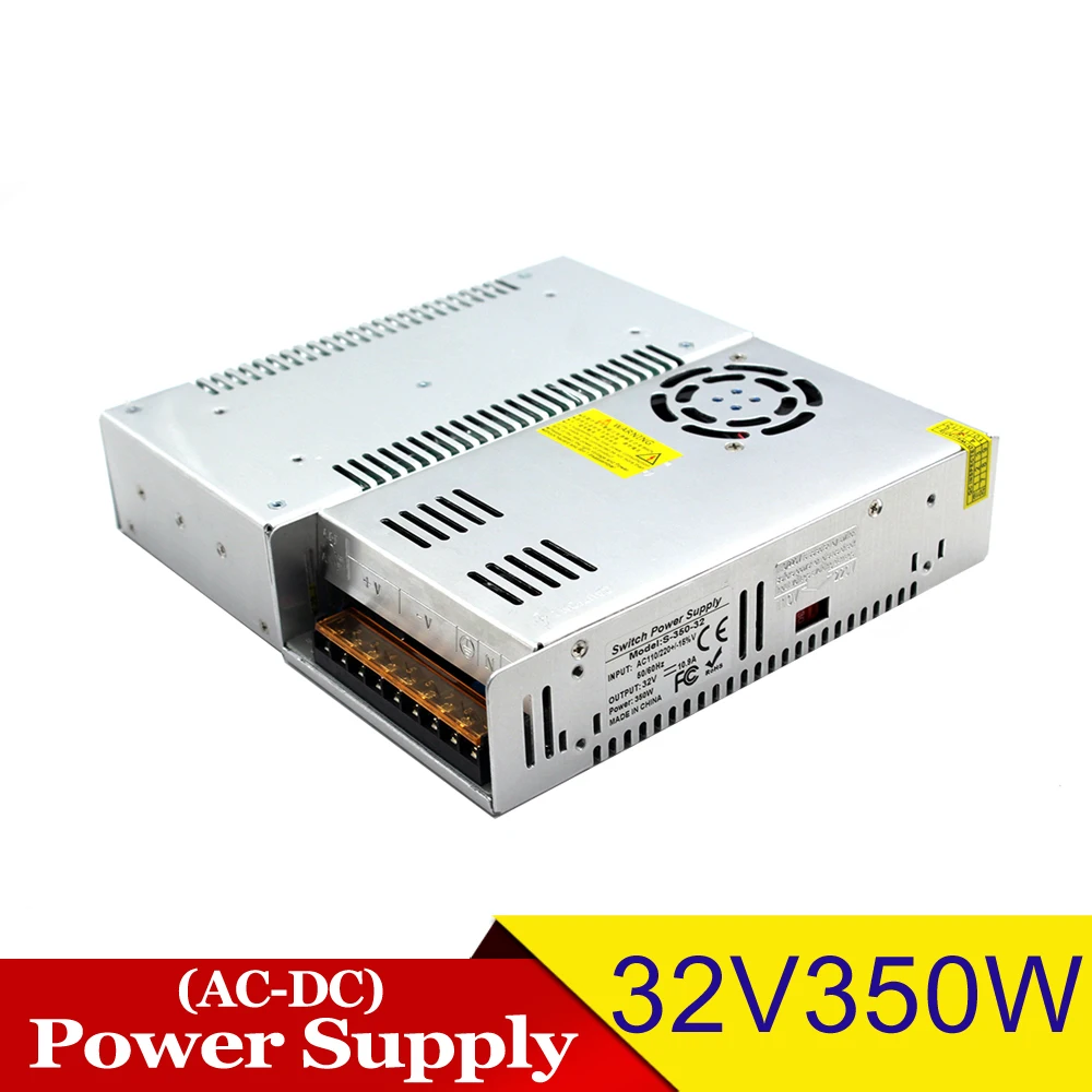 350 Вт 10.9A 32 В DC источник питания трансформатор драйвера AC к DC32V источники для