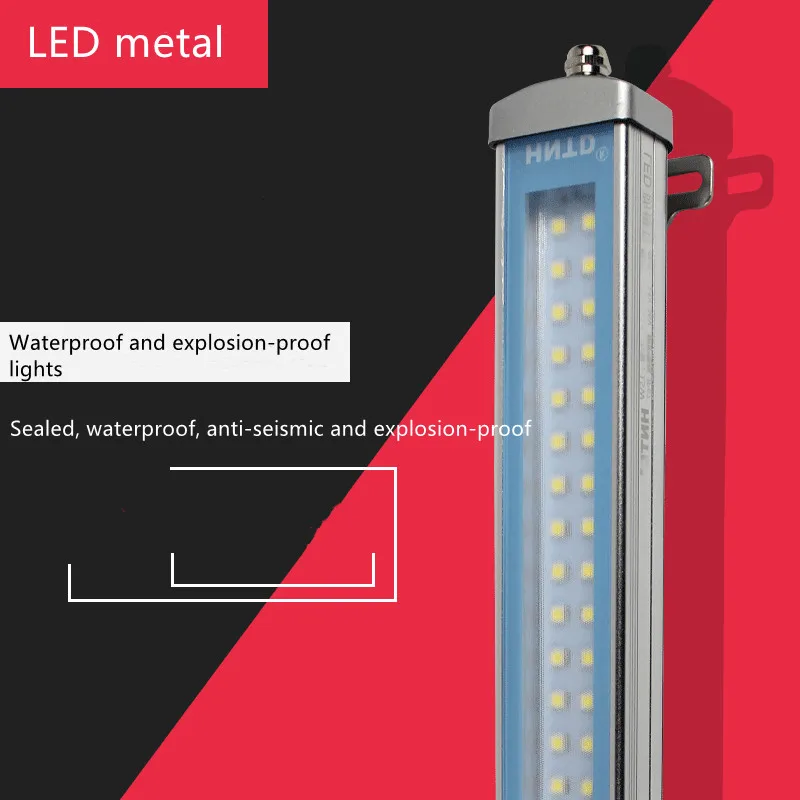 HNTD source factory direct sale LED lamp machine tool work lamp explosion-proof lamp waterproof and oil-proof three-proof lamp