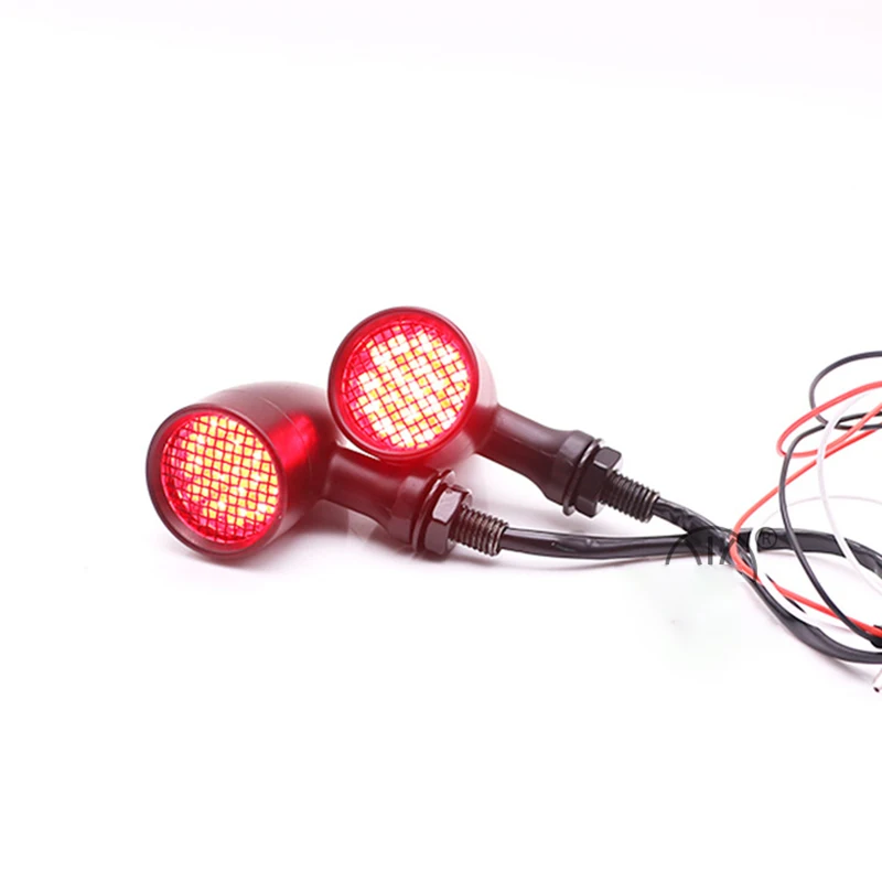 DC 12V мотоцикл LED светильник Детские Модные Повседневные Винтаж сигнальный скутер