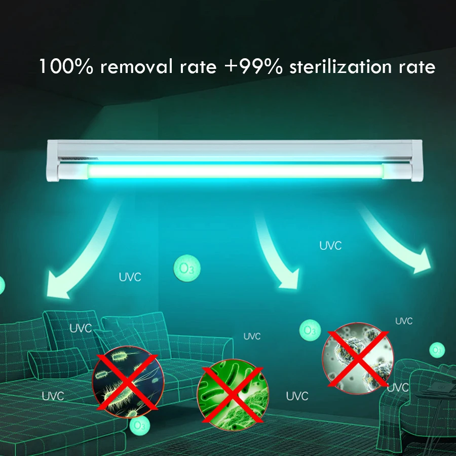 УФ кварцевая лампа 6 Вт бактерицидный светильник T5 Deodor трубка ультрафиолетовая