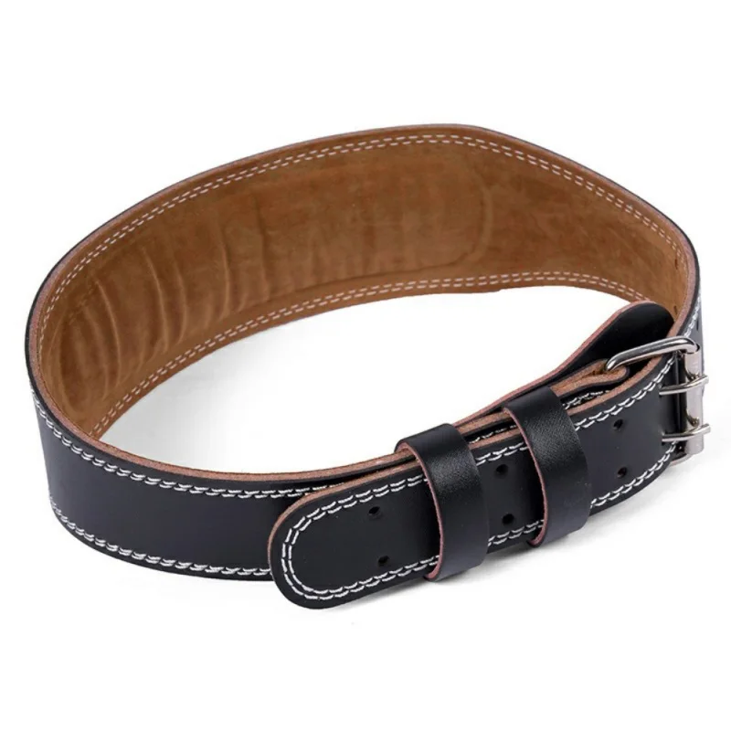 

Men Women Weight Lifting Back Support Belt Gym Fitness Waist Belt PU Leather Power Strength Training Belt