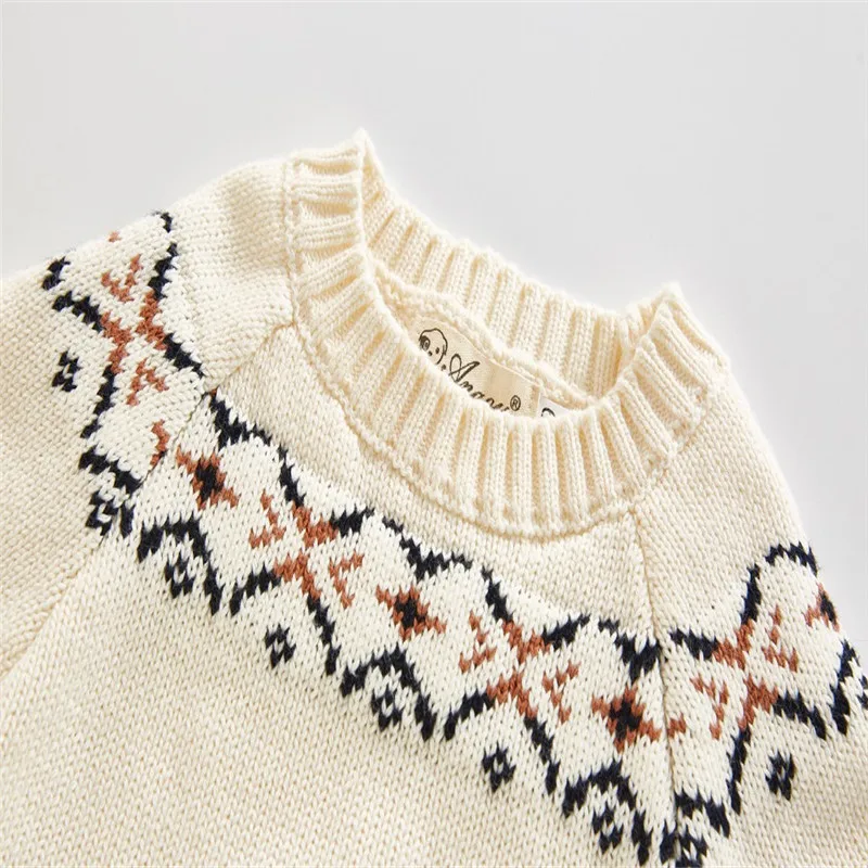 Baby Boy Clothes Knitted Set Cotton Newborn Autumn Winter Infant Sweater Pant 2Pcs Clothing Girl Outfit | Детская одежда и обувь