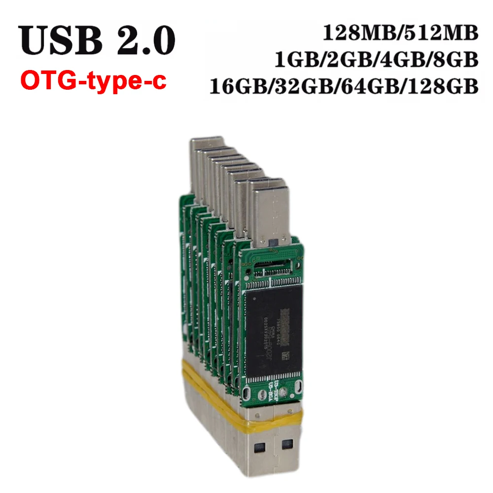 Оптовая цена USB2.0 Кабель с разъемом типа C USB флэшка OTG полуфабрикатов