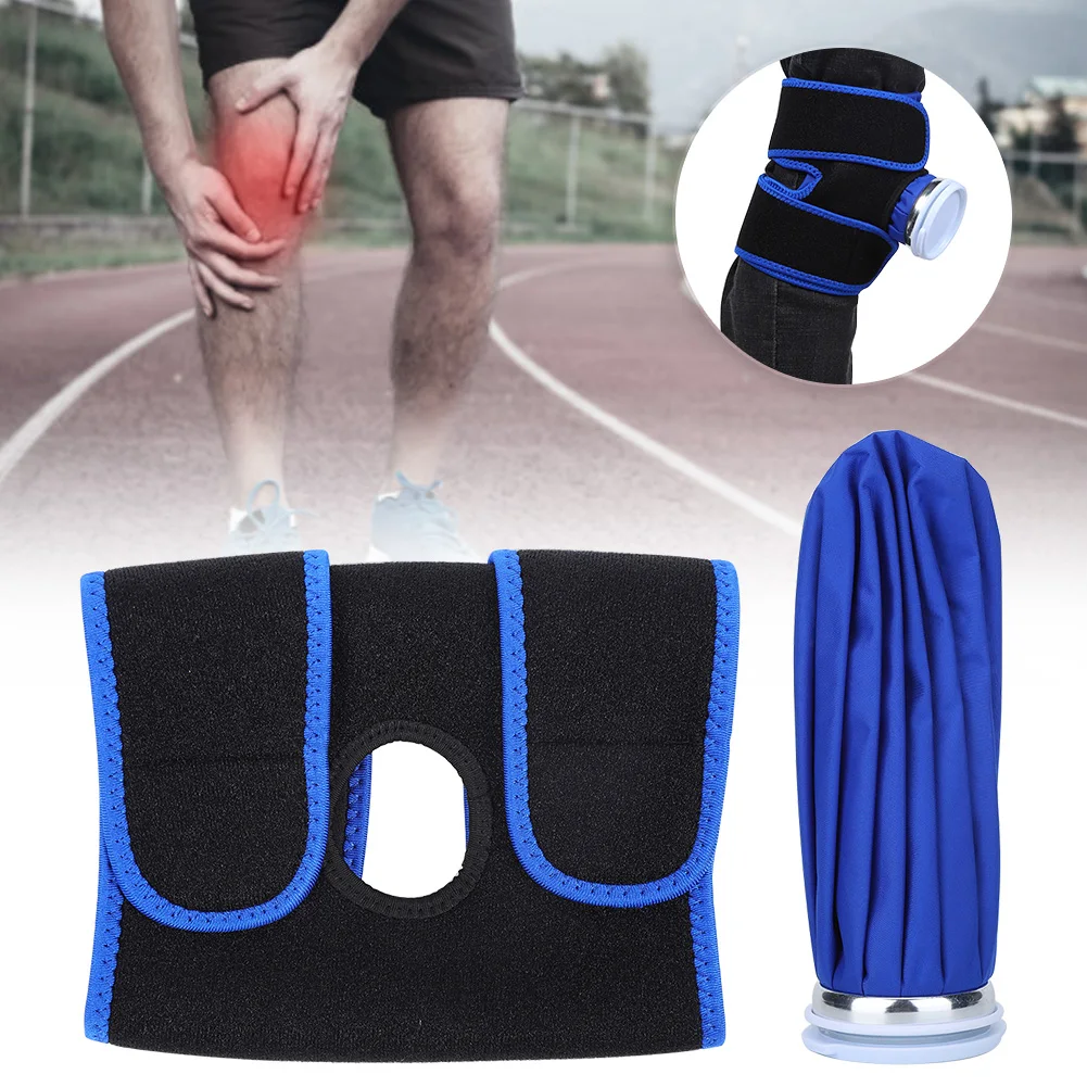 

Medical Ice Bags Cooling Cloth Sport Injury Reusable Ice Pack Bandage Set Hot Cold Therapy Knee Elbow Wrist Ankle Pain Relief