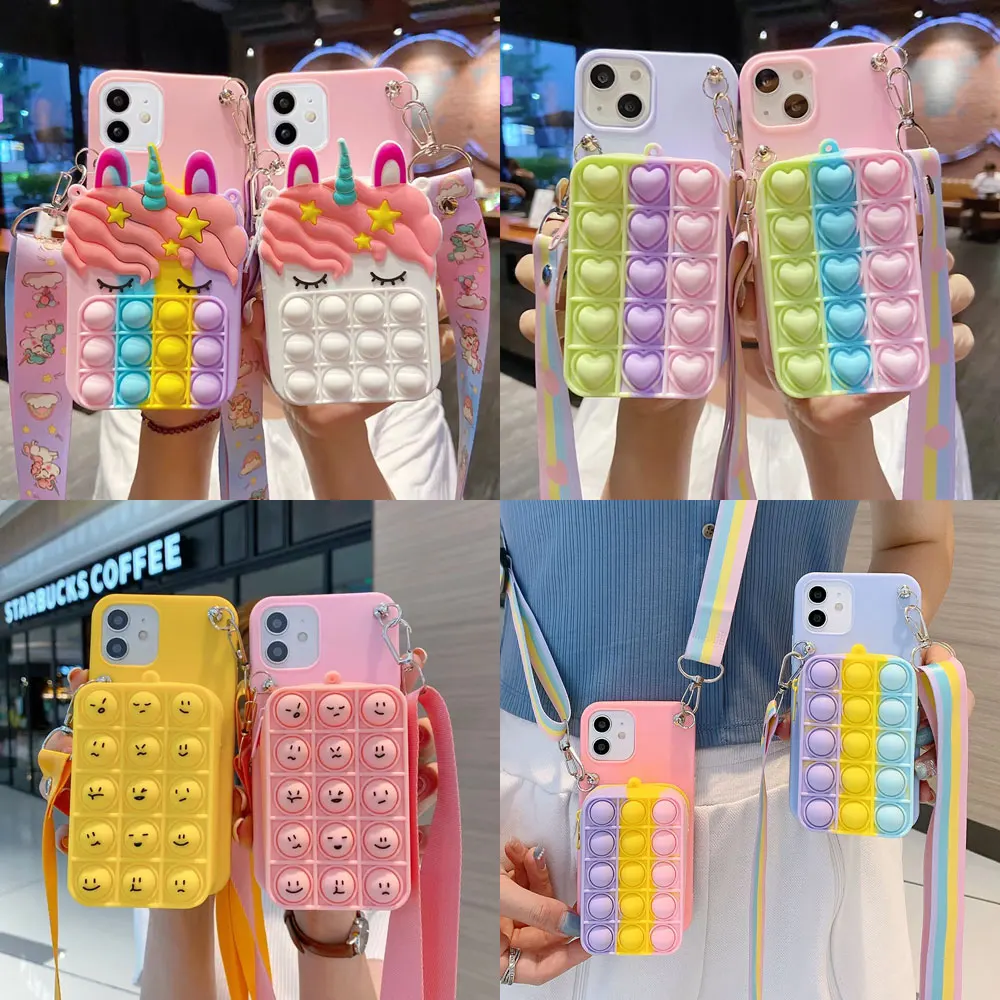 Чехол-Кошелек с 3D астронавтом для монет чехол телефона iPhone 13 Pro Max 12 12Pro 11 7 8 Plus 6 6S X XR