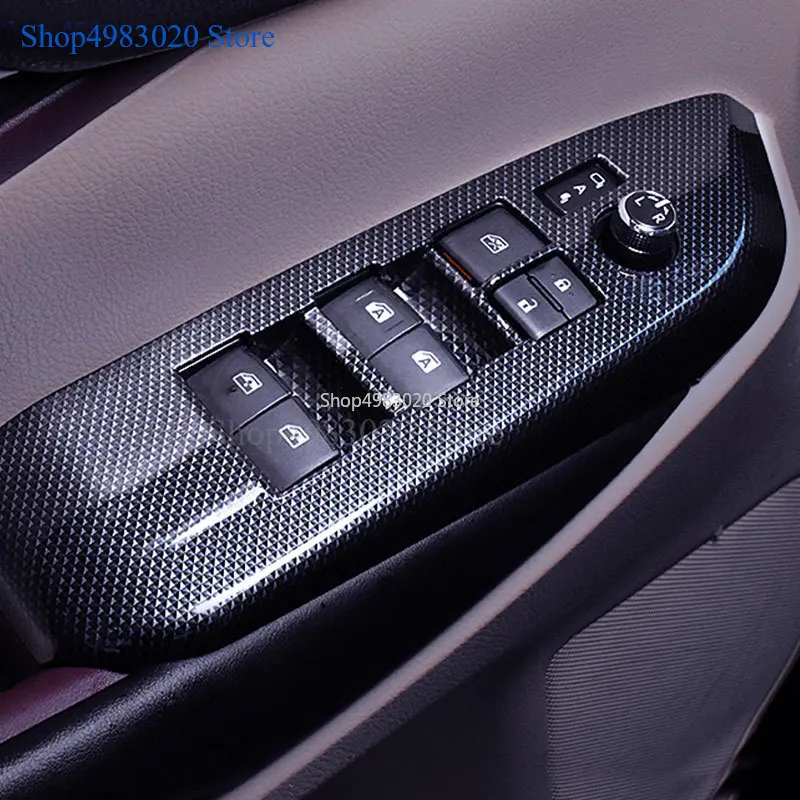 ABS хром/углеродное волокно для Toyota Highlander Kluger 2014-2018автомобильный Стайлинг двери
