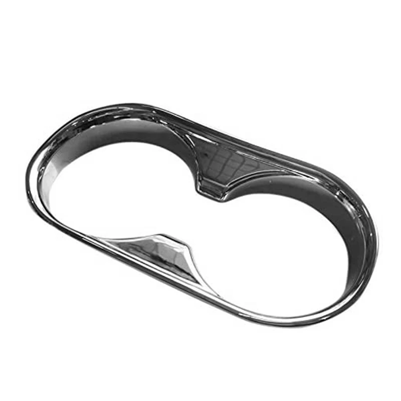 

For Mazda CX-5 CX5 2017 2018 ABS Chrome Central Armrest Water Cup Holder Frame Decoration Cover Trim