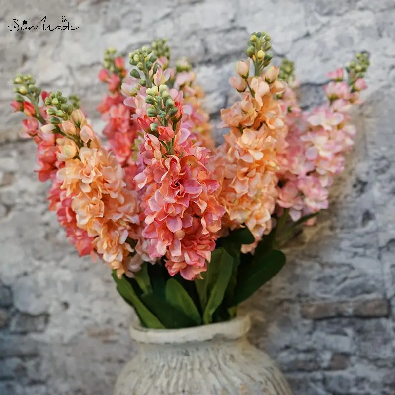 SunMade большой искусственный гиацинт фиолетовый цветок ветка гиацинта свадебный