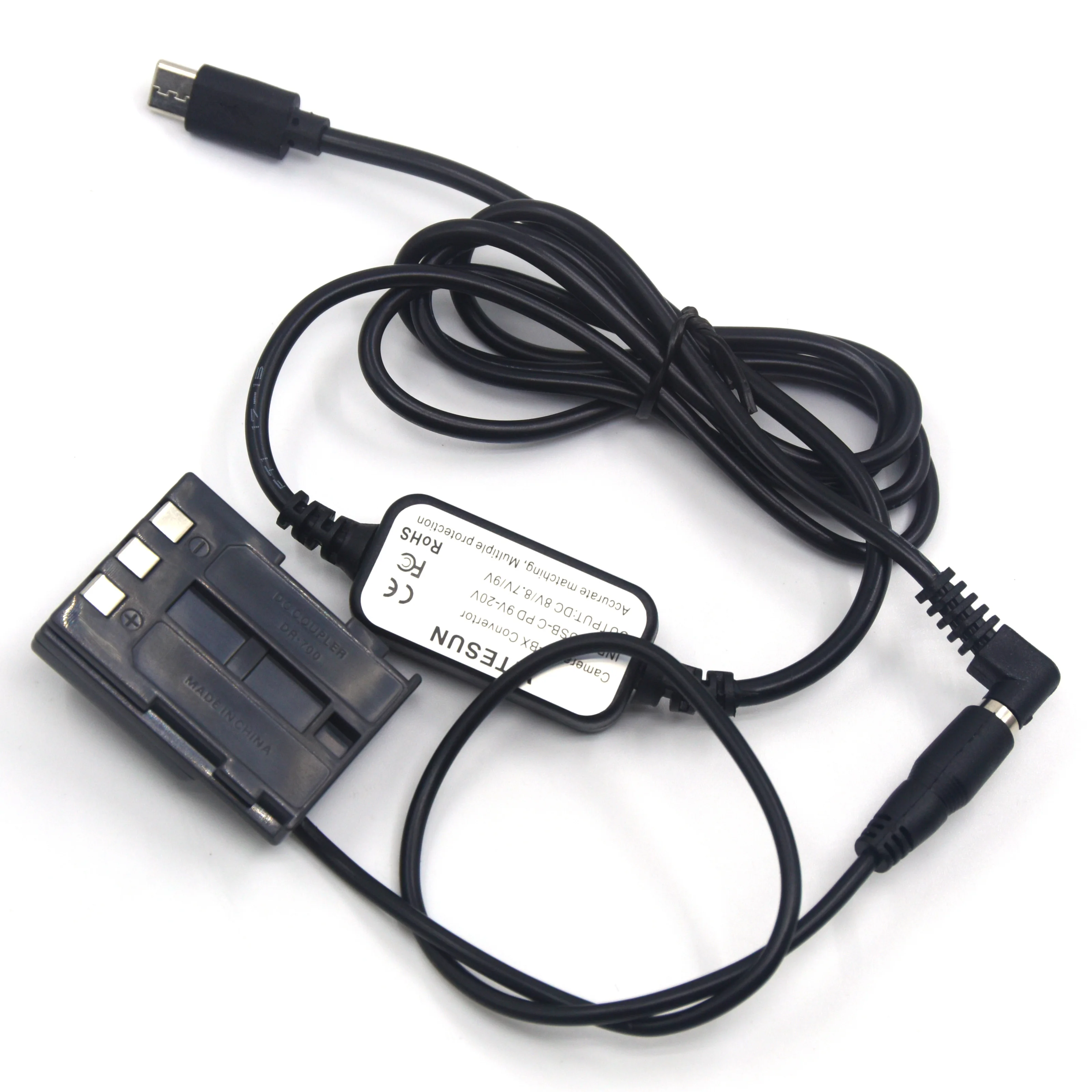 NB 2L USB C PD адаптер кабель ACK DC20 + DR 20 DC муфта 700 для Canon S60 S70 S80 S50 G7 G9 EOS 350D 400D Rebel