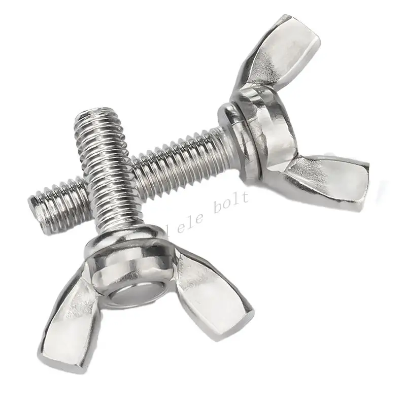 

1/2/5PCS M3 M4 M5 M6 M8 M10 Wing Bolts Butterfly Bolts DIN316 Wing Head Thumb Screws 304 Stainless Steel Claw Hand Tighten