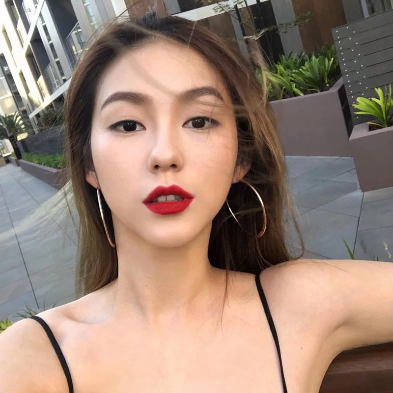 Взрывные модели Европы и США модные популярные большие круглые серьги для