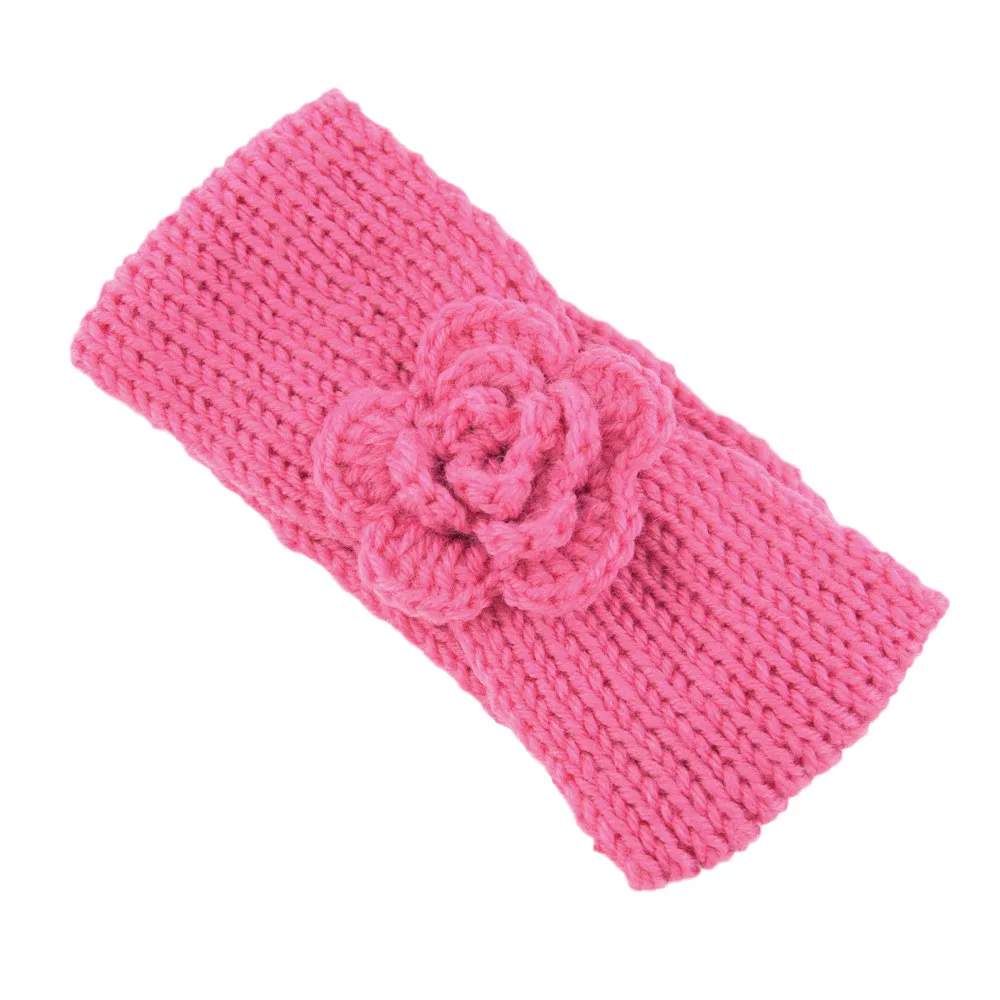 Милые аксессуары для волос малышей однотонная повязка маленьких девочек Теплая