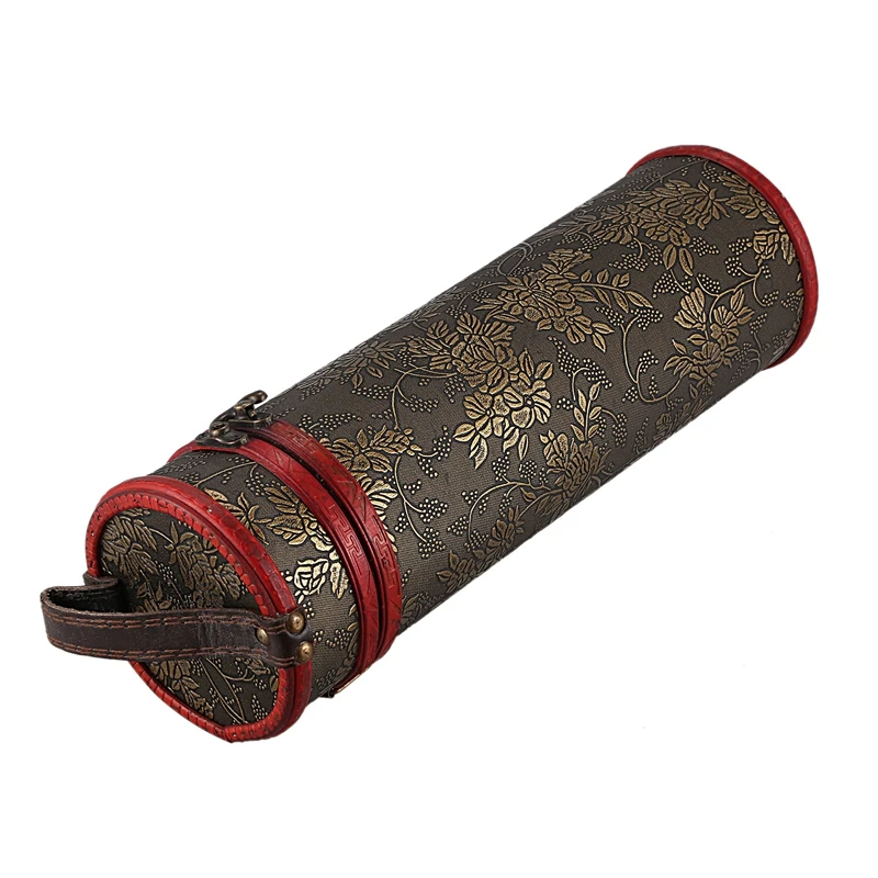 Цилиндр Винтаж Ретро деревянная хранение винных бутылок Подарочная коробка