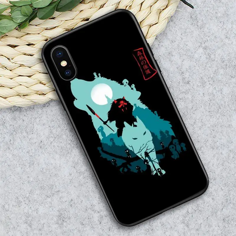 

Japanese Anime Princess Mononoke Phone Case for iPhone 11 12 pro XS MAX 8 7 6 6S Plus X 5S SE 2020 XR mini