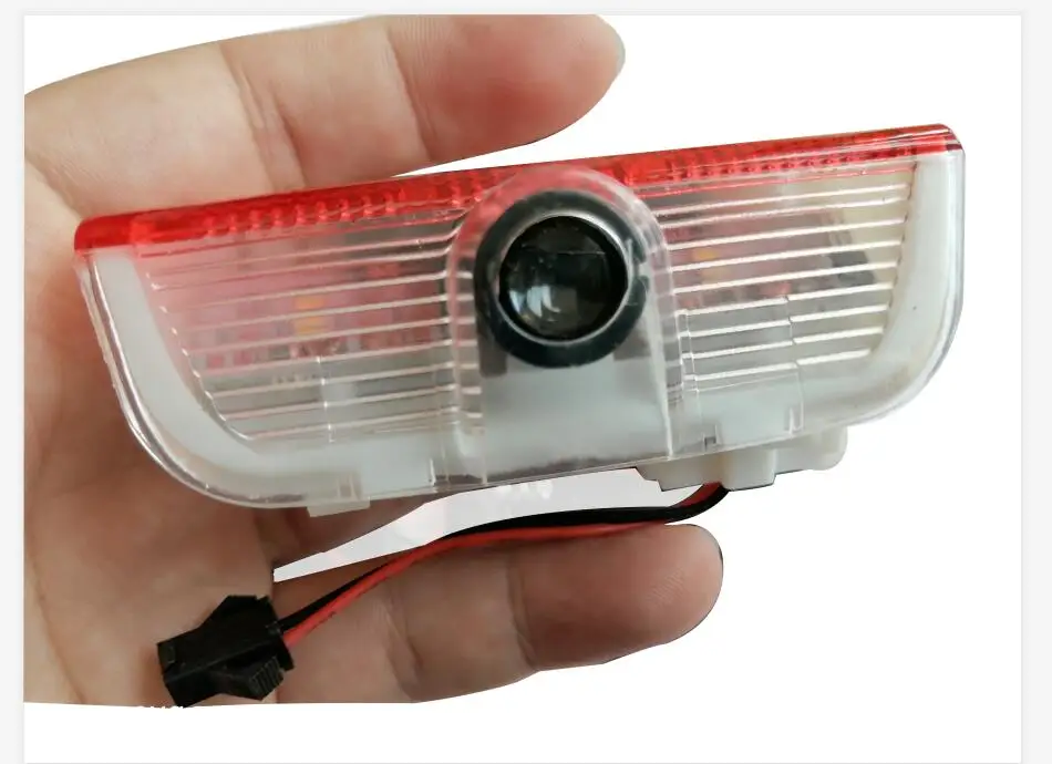 Светодиодный светильник для двери автомобиля с логотипом Luces Para Luz для Volkswagen Touran Passat B3 B5 B6 B7 Golf Eos Touareg Scirocco