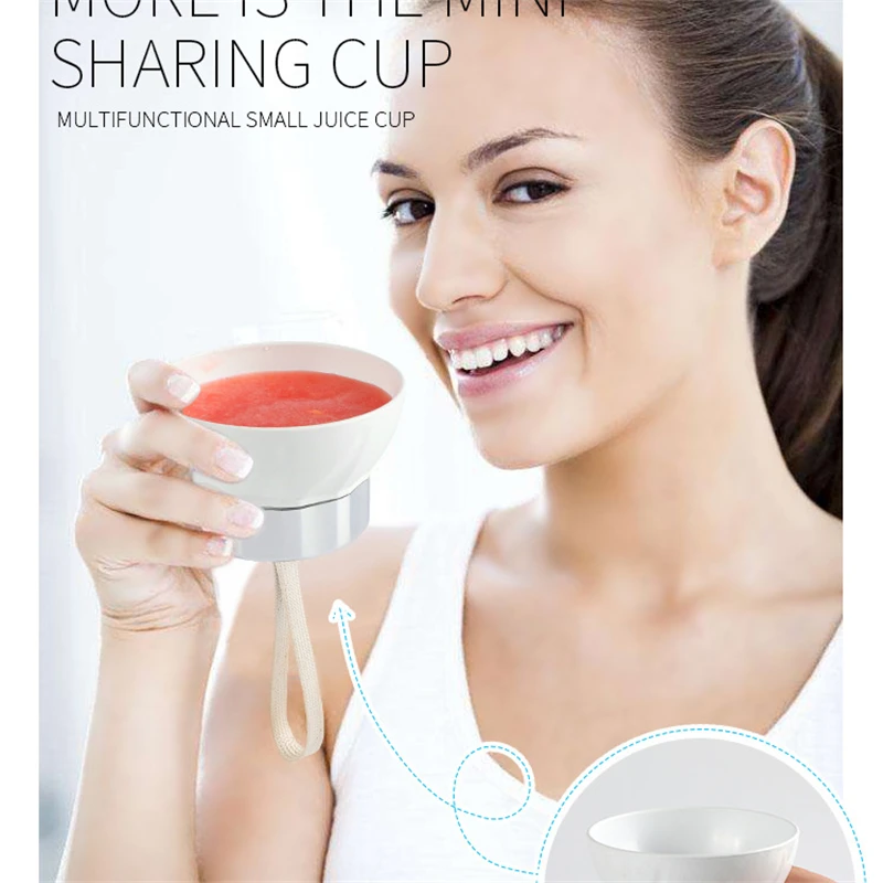 Новинка 550 мл 4 лезвия портативный блендер соковыжималка миксер электрический