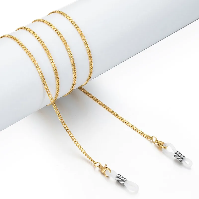 LeonLion1PC Fashion Non-slip Metal Sunglasses Chain Lanyard Spectacles Cords Eye Glasses Holder For Women/Men | Аксессуары для