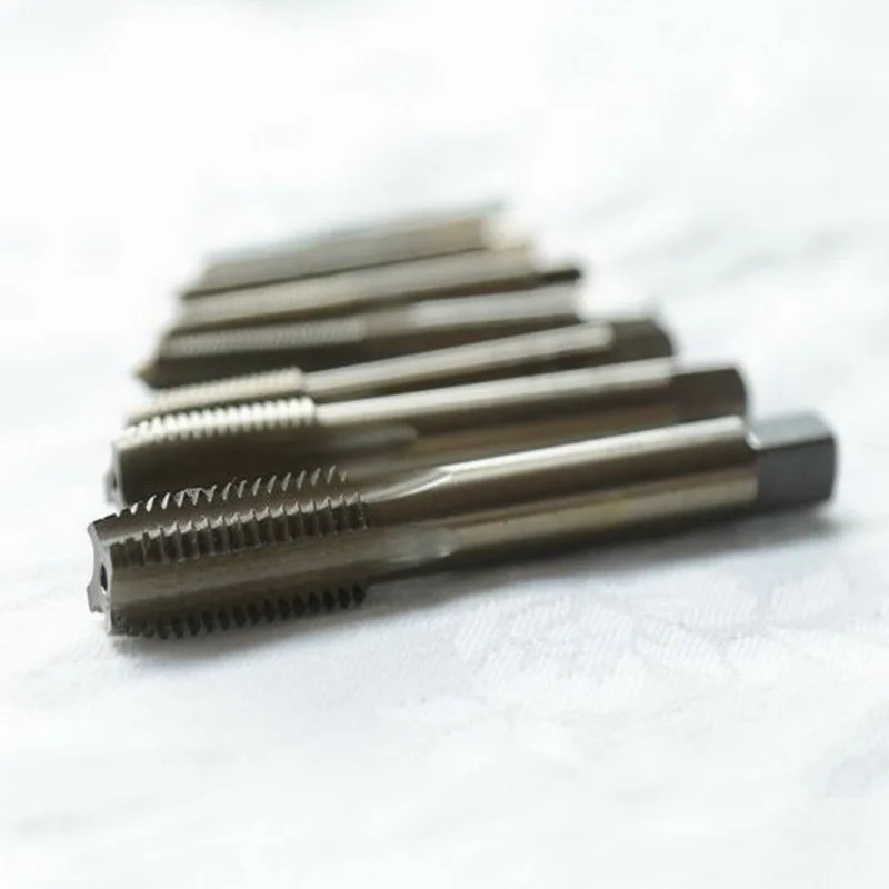 Free shipping 9PCS/set of HSS Co5% M35 straight flute machine taps screw M3 M4 M5 M6 M7 M8 M9 M10 M12 for SS work | Инструменты