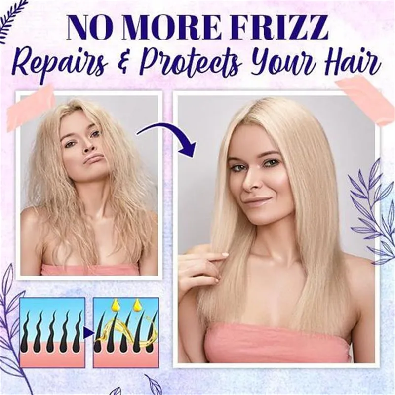 Hairesser выпрямитель масло гладкая шелковистая эссенция для волос Восстановление