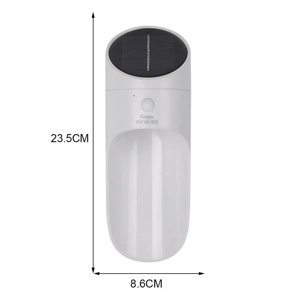 

Led Solar Light Microwave Sensor Wall Lamp Waterproof Fence Light Lighting For Pathway Garden Wall Outdoor Ip65 Q7L4