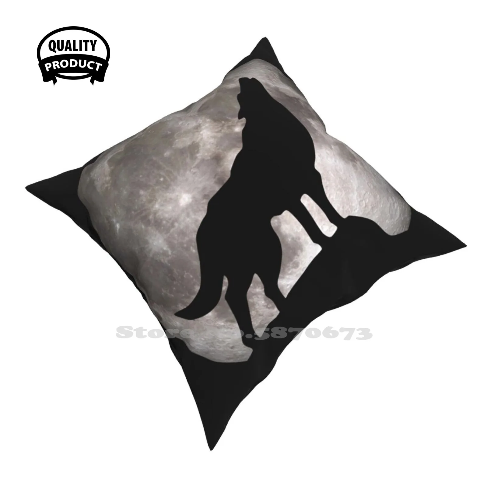 Чехол для спальни с изображением Волка Луны и воющего волка | Дом сад