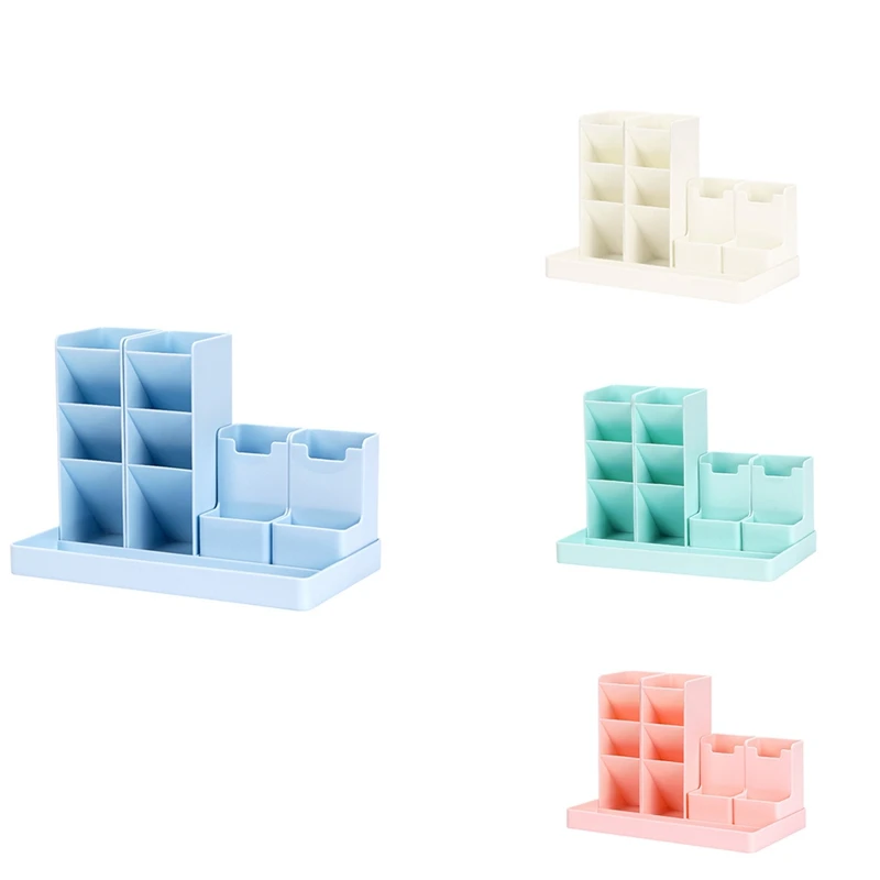 

Large Capacity Cute Desk Accessories Pen Holder Pencil Storage Box Desktop Organizer Case School Office Stationery