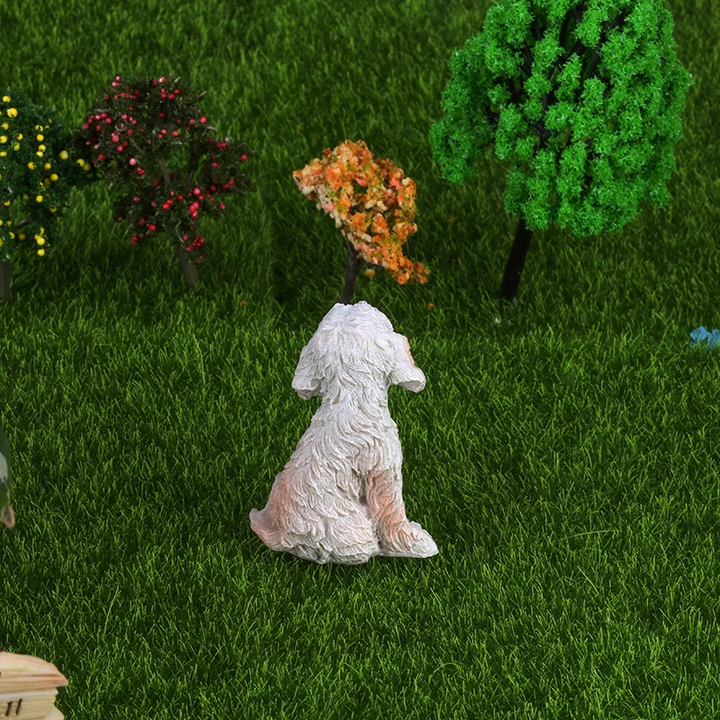 С рисунком пуделя для женщин в виде милой собачки миниатюрные фигурки Феи Мини