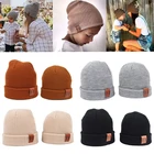 Шапки для новорожденных девочек и мальчиков, детские мягкие теплые вязаные крючком головные уборы, симпатичные зимние шапки для детей 0-6 месяцев