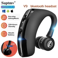 v9 tws wireless headphones bluetooth earphones ear hook gaming waterproof sports earbuds for xiaomi huawei iphone music headsets