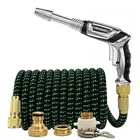 Шланг для полива автомобиля, гибкий шланг для мойки высокого давления с пластиковой трубкой