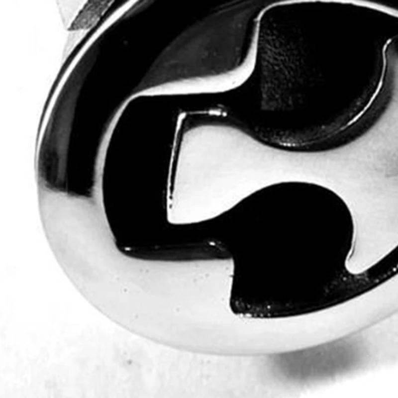 Серебряный МОРСКОЙ лодочный пол Пряжка Люк защелка заподлицо поворотный