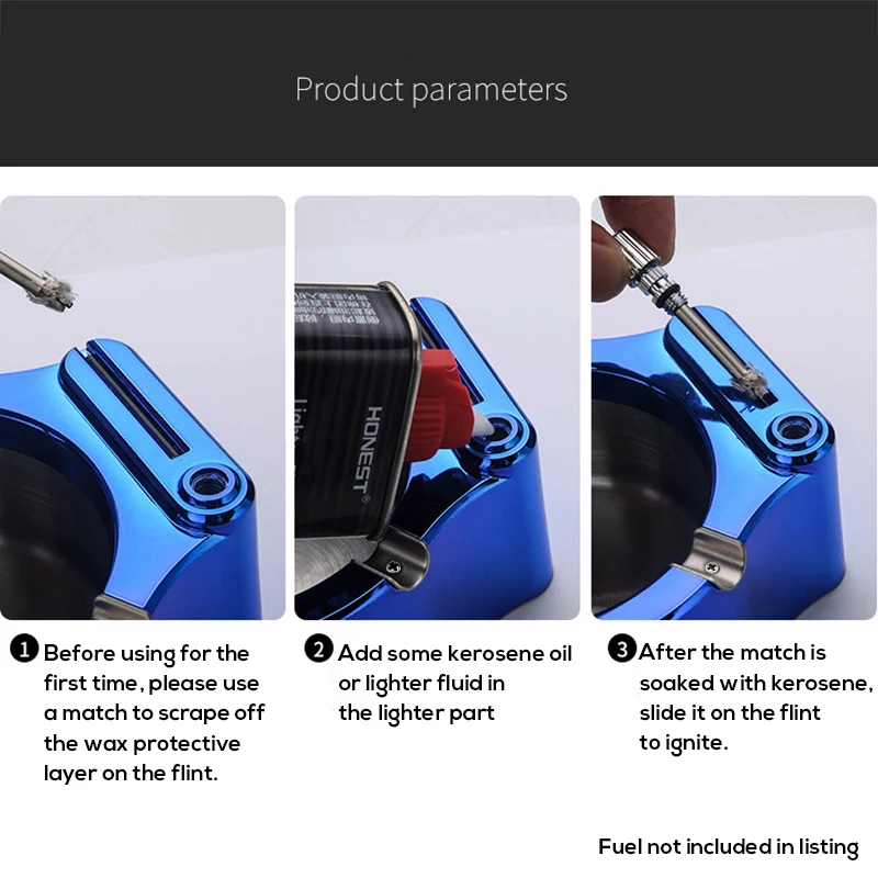 Пепельница керосиновая из нержавеющей стали | Дом и сад