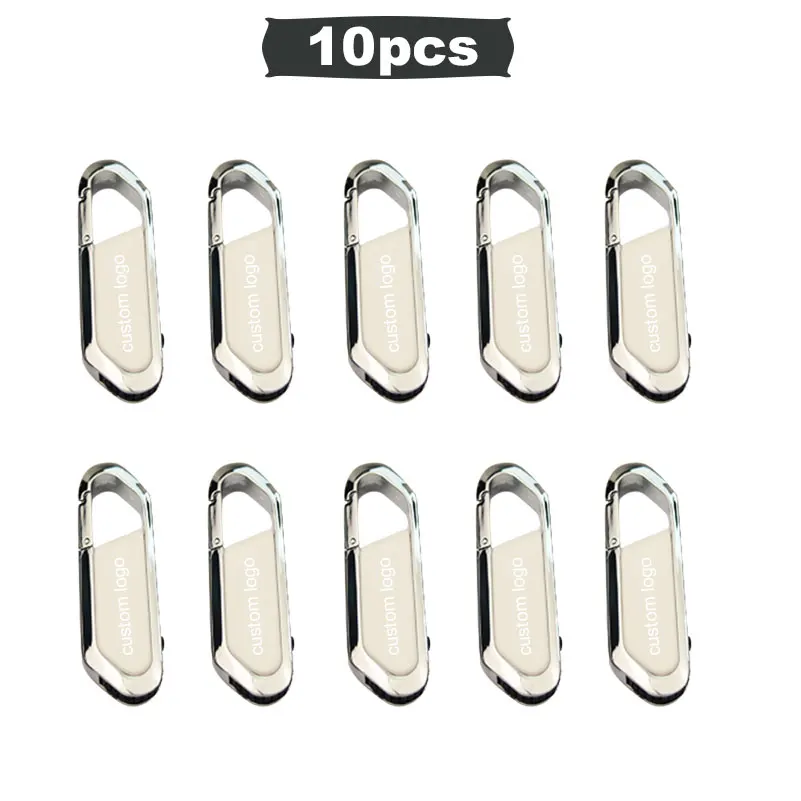 

10pcs/lot Hot Sell Free Logo Metal USB Flash Drive Pen Drive U Stick Memory Stick 4GB 8GB 16GB 32GB 64GB U Disk Pendrive 128GB