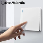 Настенный светильник переключатель на возраст 1, 2, 3, 4, Вклвыключения Кулисный Мощность включениевыключение светильника светильник Пластик белая рамка 16A 250V 86 мм * 86 мм выключатель света,переключатель,кнопки