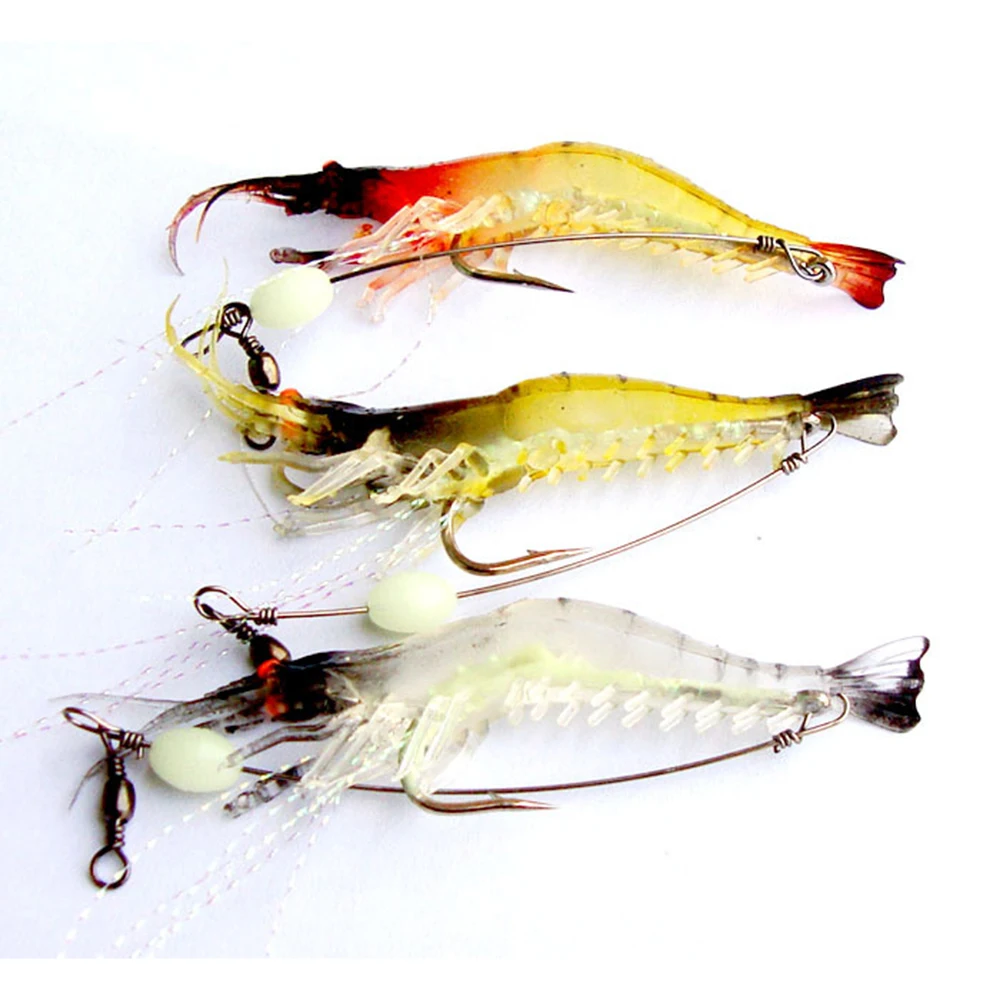 Рыболовная приманка для джиггинга Мягкая креветок искусственная мягкая