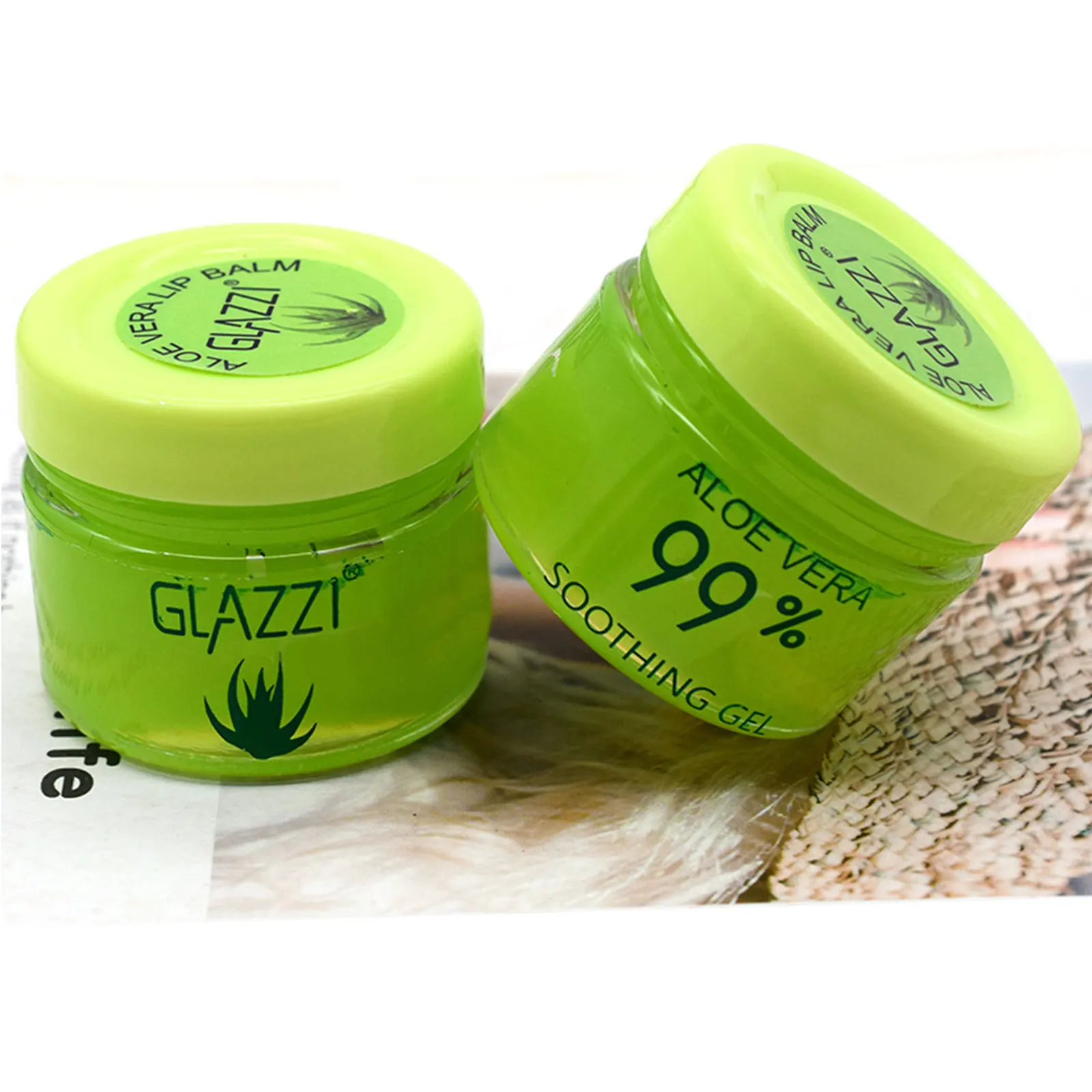 

Aloe Vera 99% Lip Care Dryness Soothing Gel Hydrating Moisturizing Lip Balm Lip Mask Cream Makeup Lip Base Primer